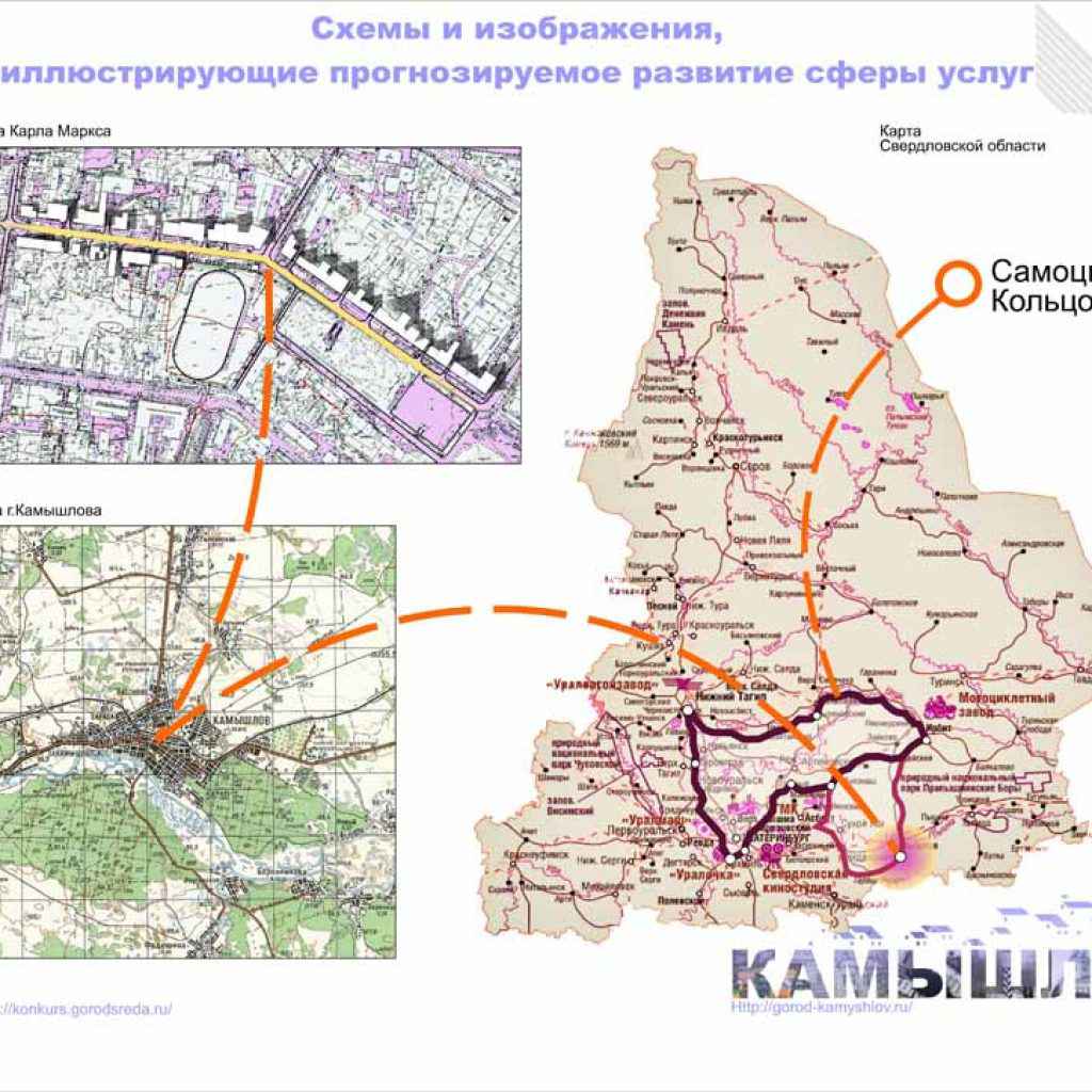 Карта камышловского района свердловской области