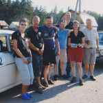 С европейскими друзьями в Германии на фестивале ретроавтомобилей.