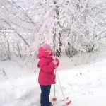 Анастасия Трифанова из Раздольного выслала фотографию, на которой запечатлена пятилетняя Полина Трифанова: «Эй, дружок, вставай на лыжи! Лыжи любят леса и дворы! Лыжи любят кататься с горы! Лыжи любят скользить и бежать! Но не любят лыжи лежать!»