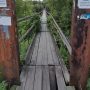 Ремонтируют мостик в сады