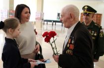 На встрече с ветераном Смерша