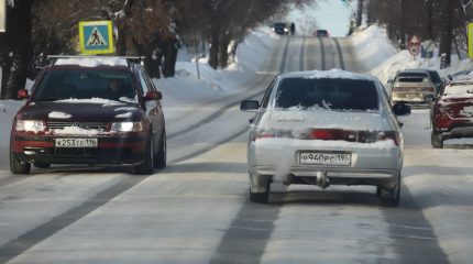 В морозы на дорогах