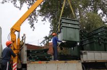 Заменили контейнеры