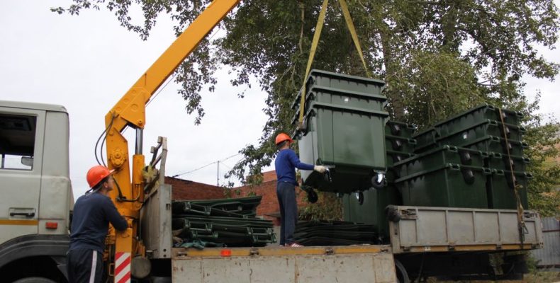Заменили контейнеры