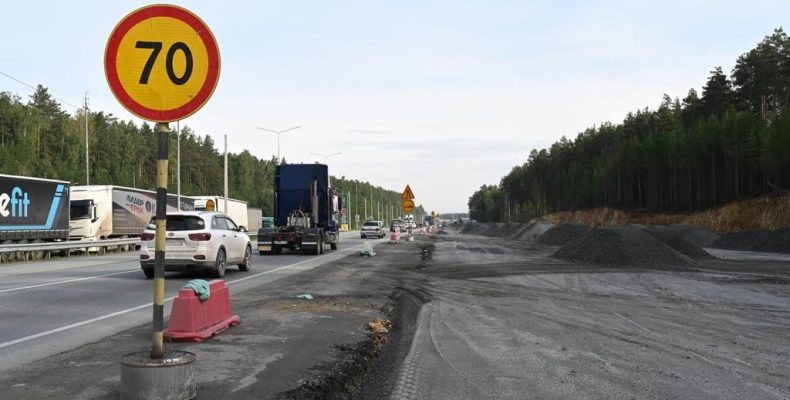 На ключевой трассе региона