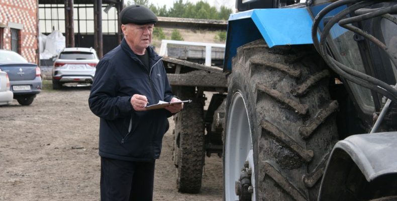 Перед выездом на посевную